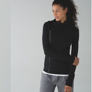 Lululemon Bhakti Zip Up Jacket Black Size 6